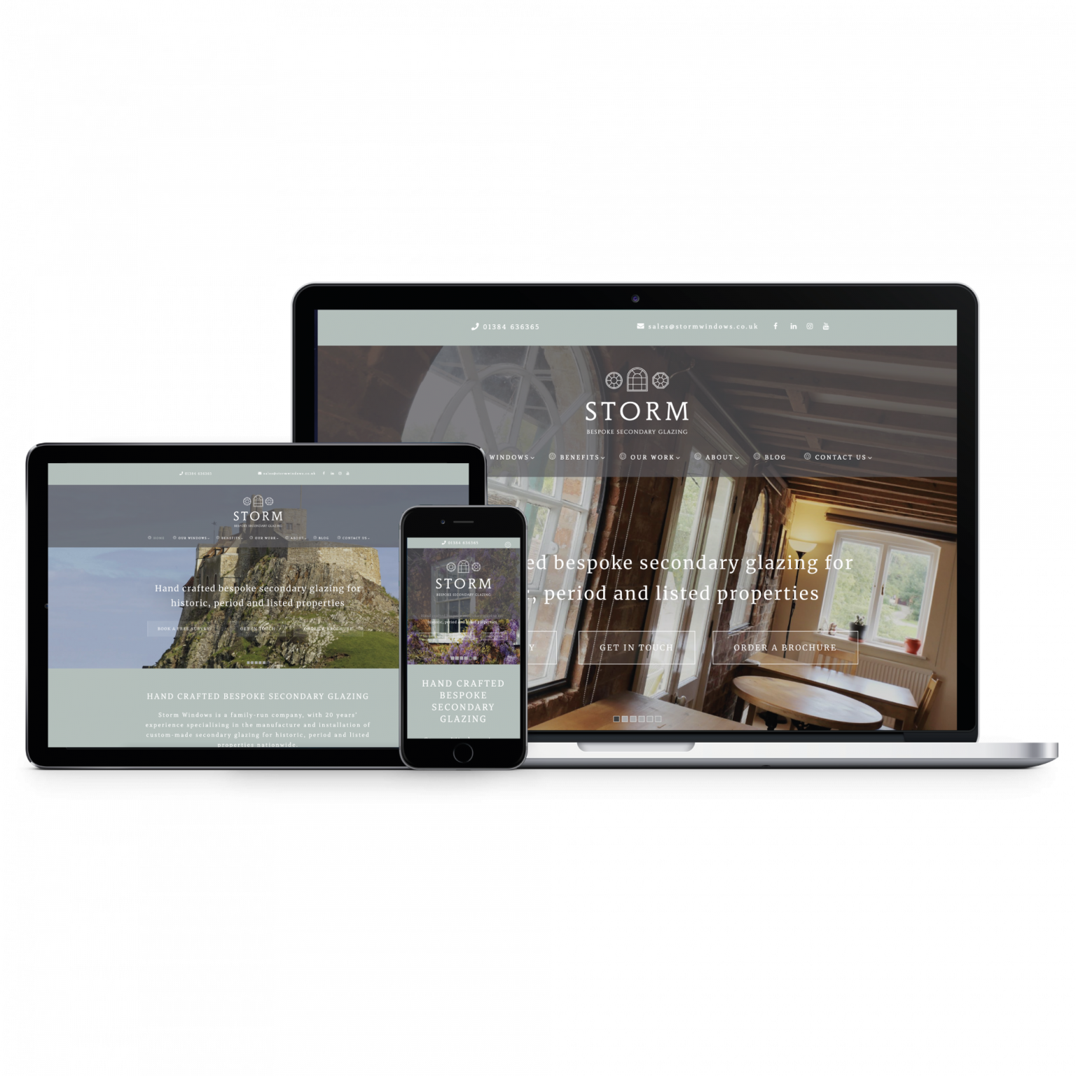 Storm Bespoke Secondary Glazing - take a look at our brand new website